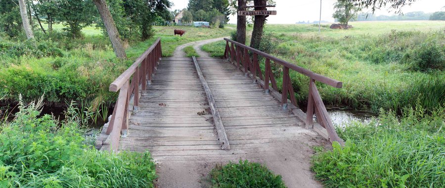 River Aukštoji Gervė by Kašeliškiai