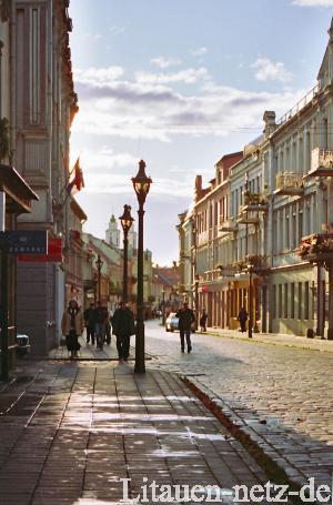 The street Vilniaus
